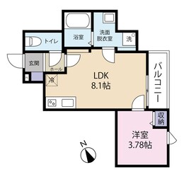 Primevere西山の物件間取画像